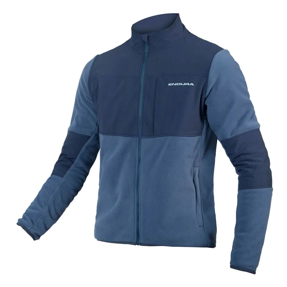 uPRISE Bikes Endura Hummvee Men's Full Zip Fleece - Ensign Blue | Price match, 365 day return s, 18-Month Warranty, Finance Available & Free UK Delivery