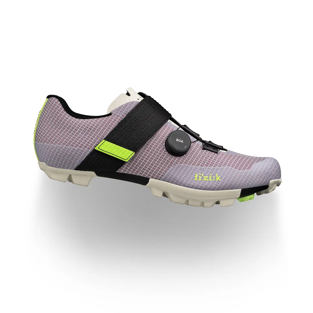uPRISE Bikes Fizik Vento Ferox Carbon MTB Cycling Shoes - Lilac/White | Price match, 365 day return s, 18-Month Warranty, Finance Available & Free UK Delivery