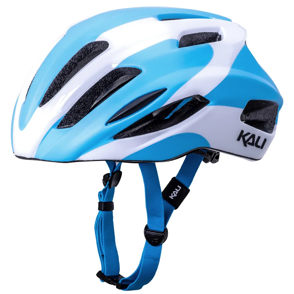 uPRISE Bikes Kali Prime 2.0 Road Bike Helmet - Race Gloss Blue/White | Price match, 365 day return s, 18-Month Warranty, Finance Available & Free UK Delivery