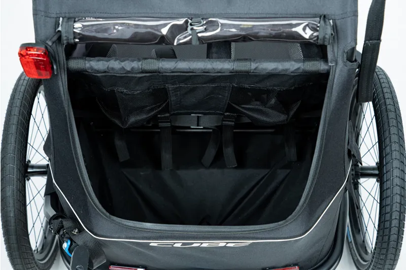 Cube Kids Trailer Double CMPT - Black-6