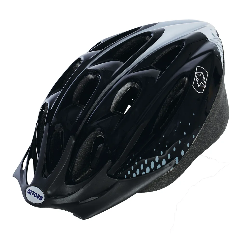 uPRISE Bikes Oxford F15 Hurricane MTB Helmet - Black/White | Price match, 365 day return s, 18-Month Warranty, Finance Available & Free UK Delivery