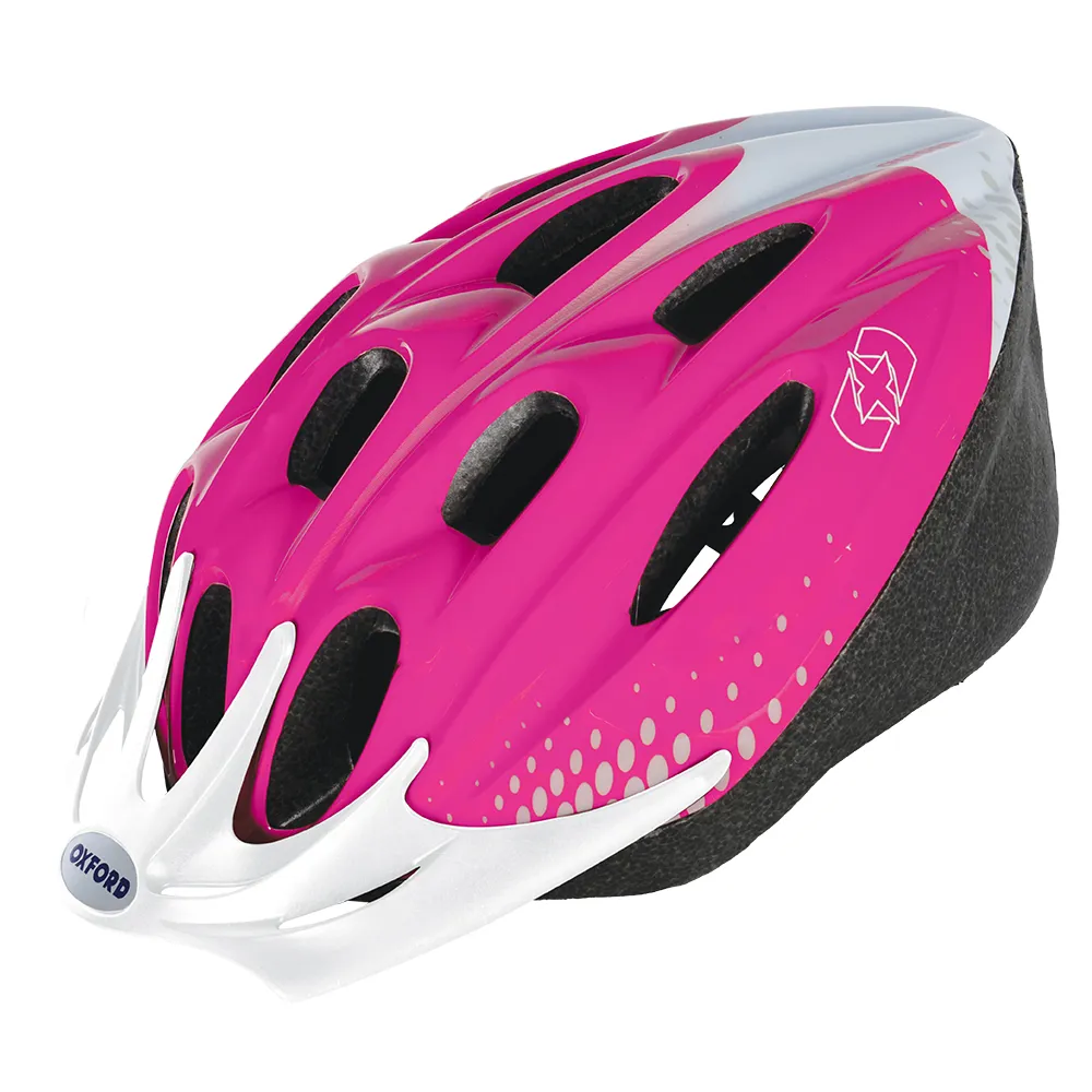 uPRISE Bikes Oxford F15 Hurricane MTB Helmet - Pink/White | Price match, 365 day return s, 18-Month Warranty, Finance Available & Free UK Delivery
