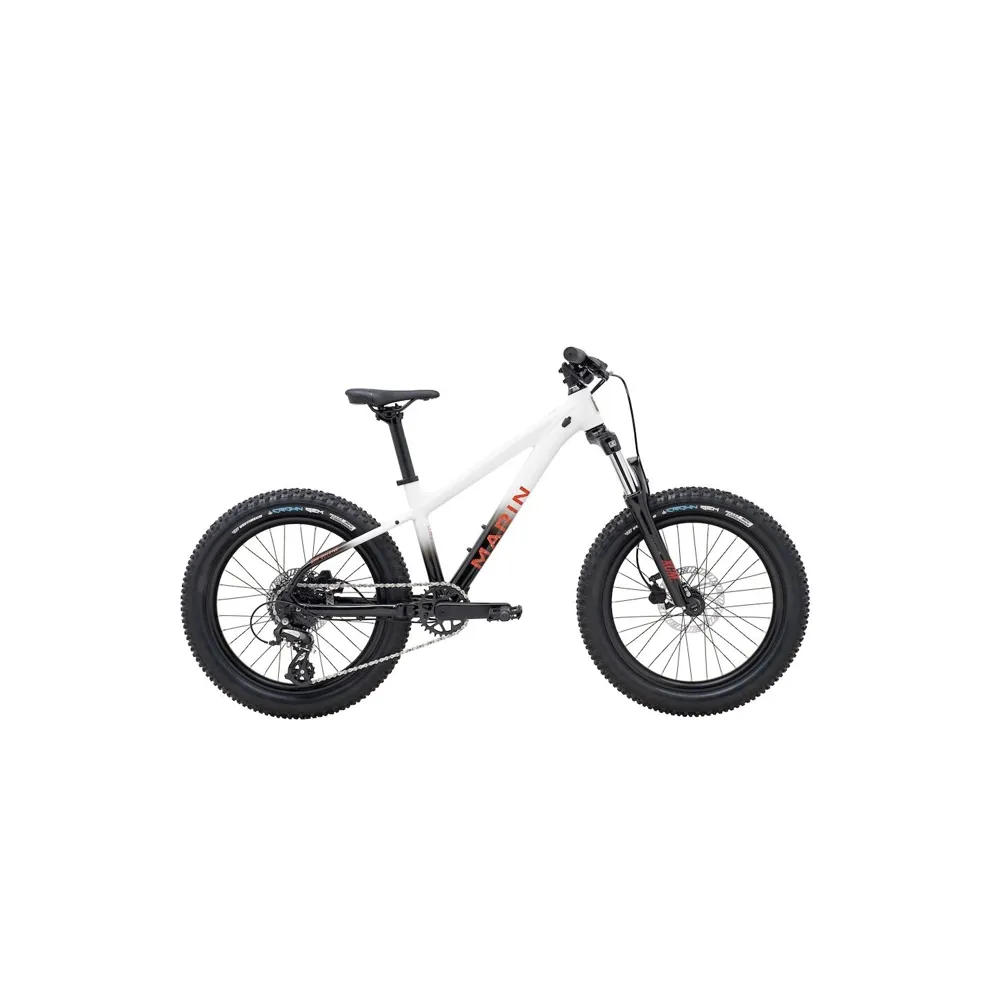 uPRISE Bikes Marin San Quentin 20w 2025 Kids Mountain Bike - White/Black | Price match, 365 day return s, 18-Month Warranty, Finance Available & Free UK Delivery