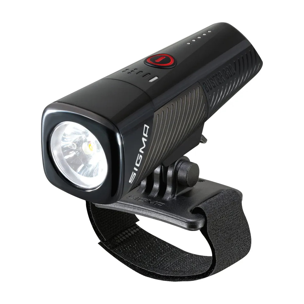uPRISE Bikes Sigma Buster 800 USB Headlight w/Helmet Mount | Price match, 365 day return s, 18-Month Warranty, Finance Available & Free UK Delivery