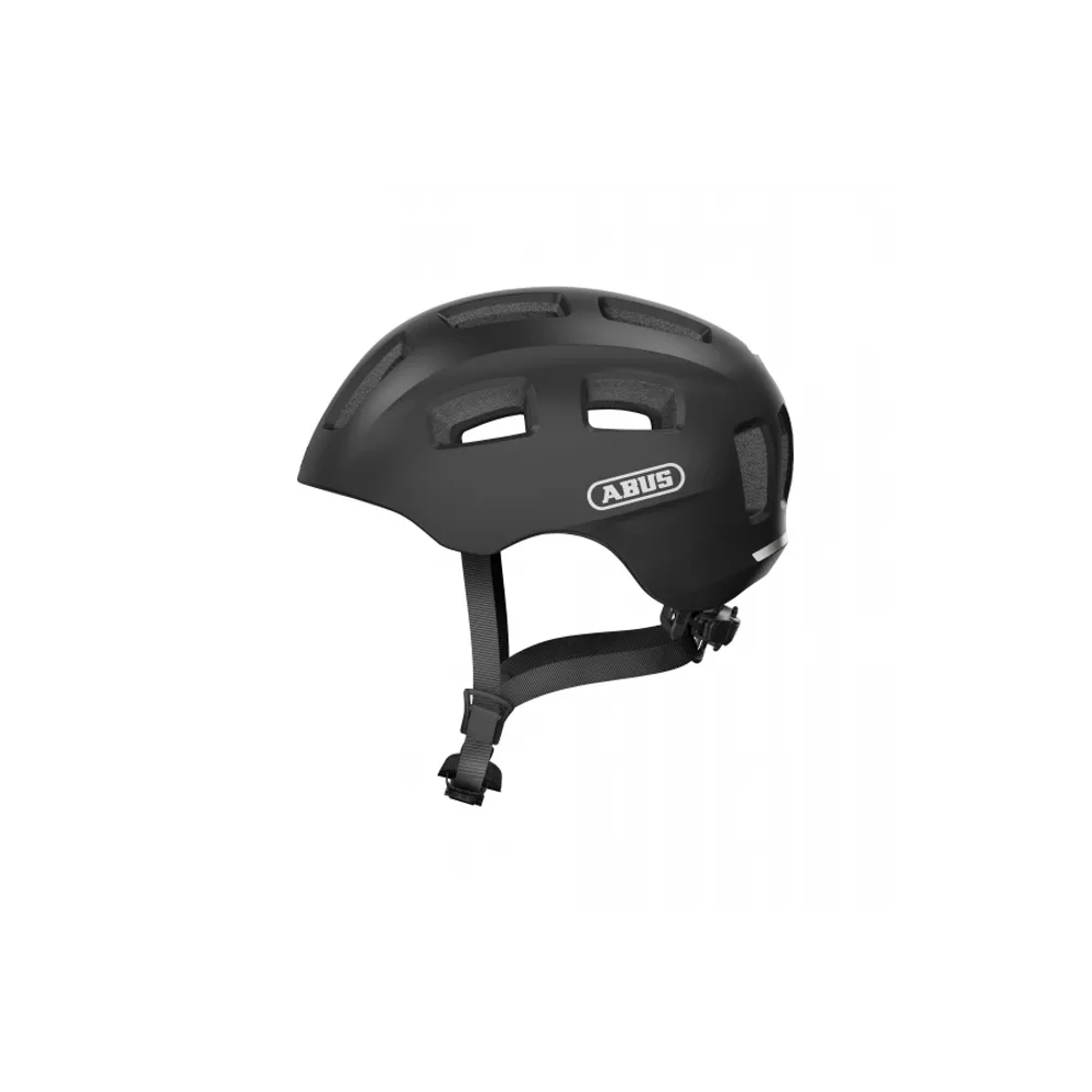 uPRISE Bikes Abus Youn-I 2.0 Junior Helmet - Velvet Black | Price match, 365 day return s, 18-Month Warranty, Finance Available & Free UK Delivery