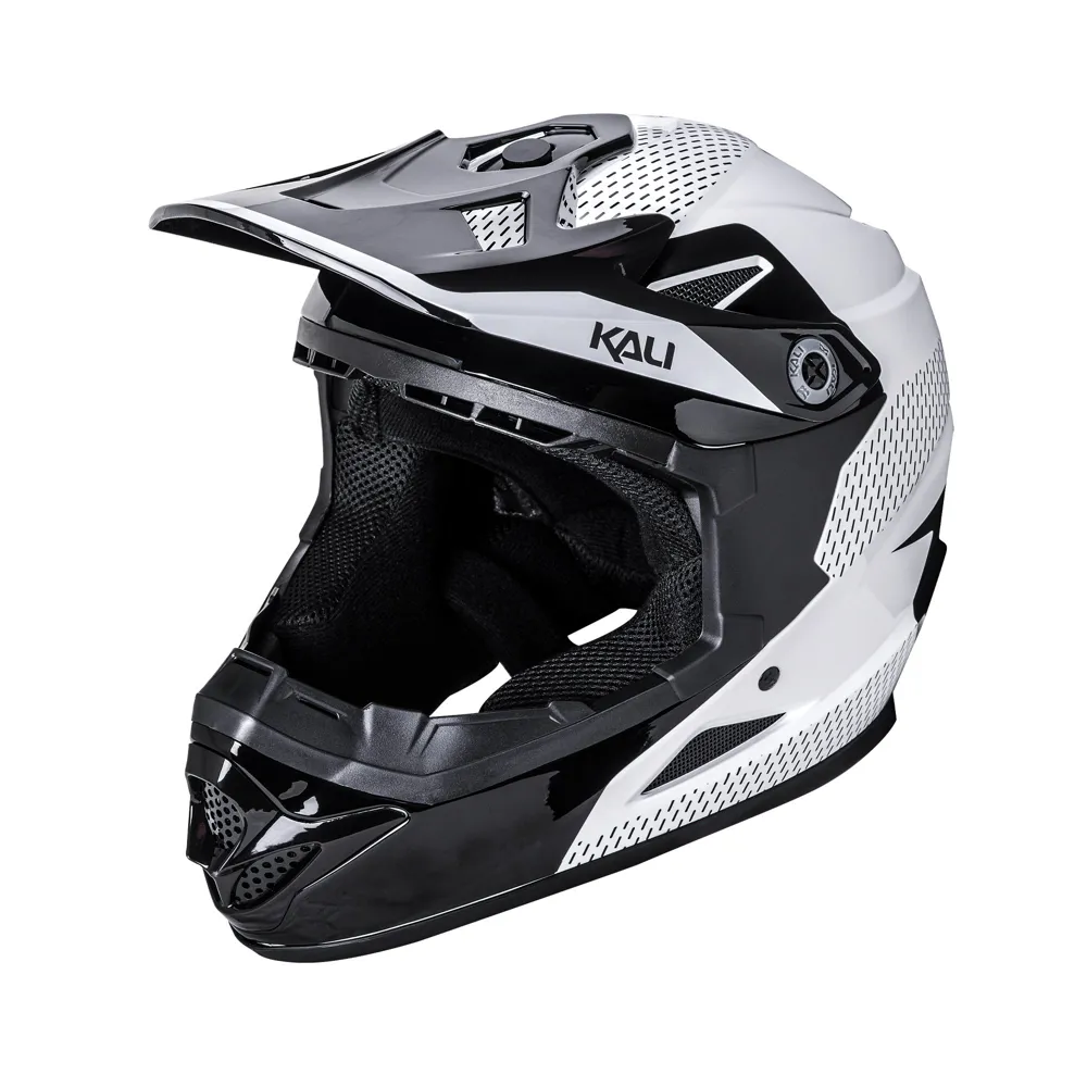 uPRISE Bikes Kali LTD Zoka Dash GLS Full Face Helmet - Black/White - XL | Price match, 365 day return s, 18-Month Warranty, Finance Available & Free UK Delivery