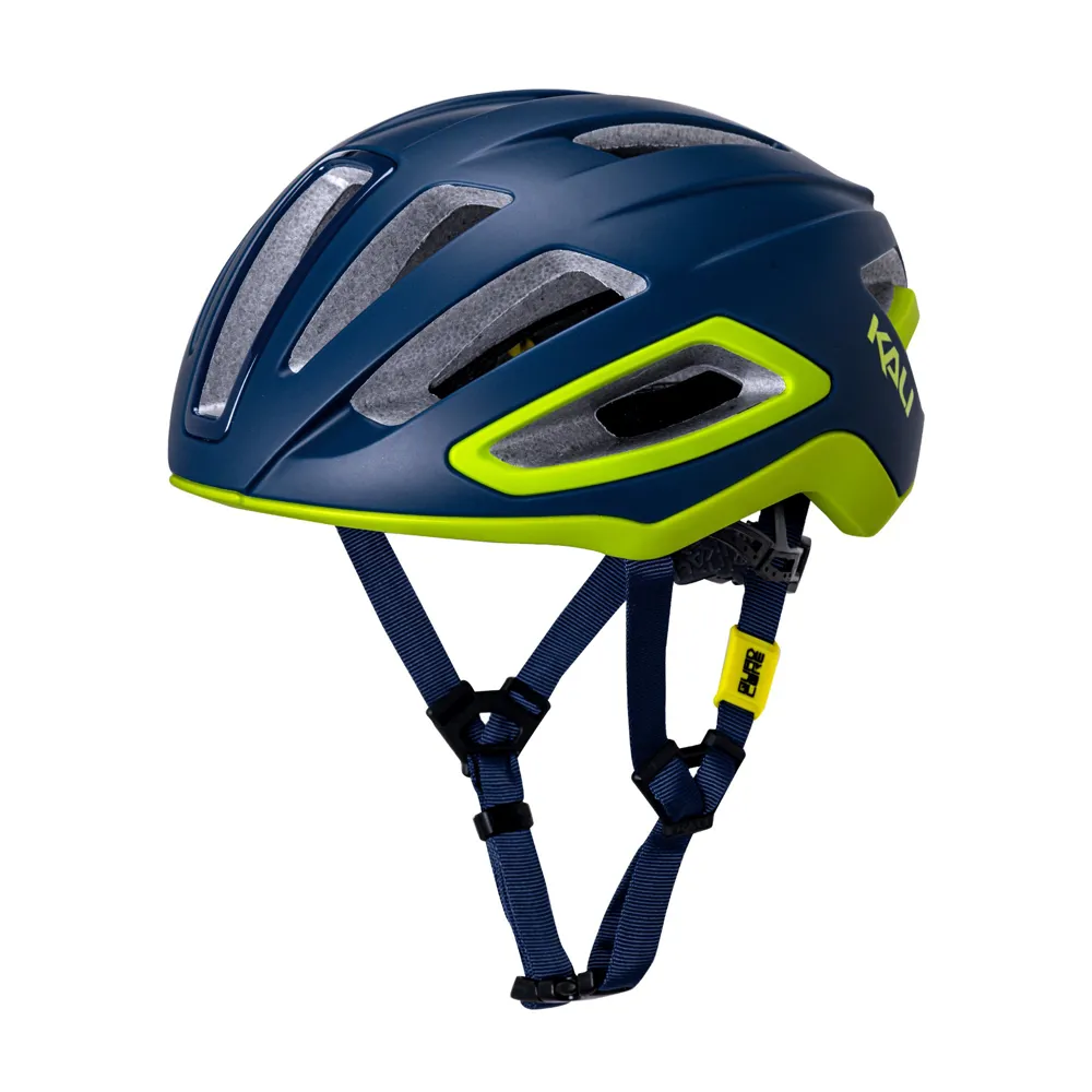 uPRISE Bikes Kali LTD Uno SLD Road Helmet - Navy/Lime | Price match, 365 day return s, 18-Month Warranty, Finance Available & Free UK Delivery