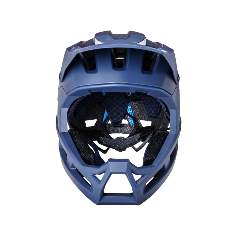 Kali LTD DH Invader Tread Full Face Helmet - Navy/Malt-3