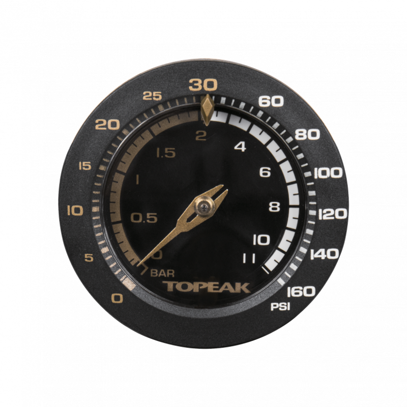 Topeak JoeBlow Tubi 2stage Track Pump - Black/Gold-7
