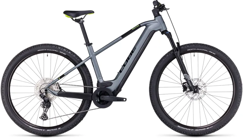 Cube Reaction Hybrid Pro 750 29er 2024 Electric MTB - Grey/Green