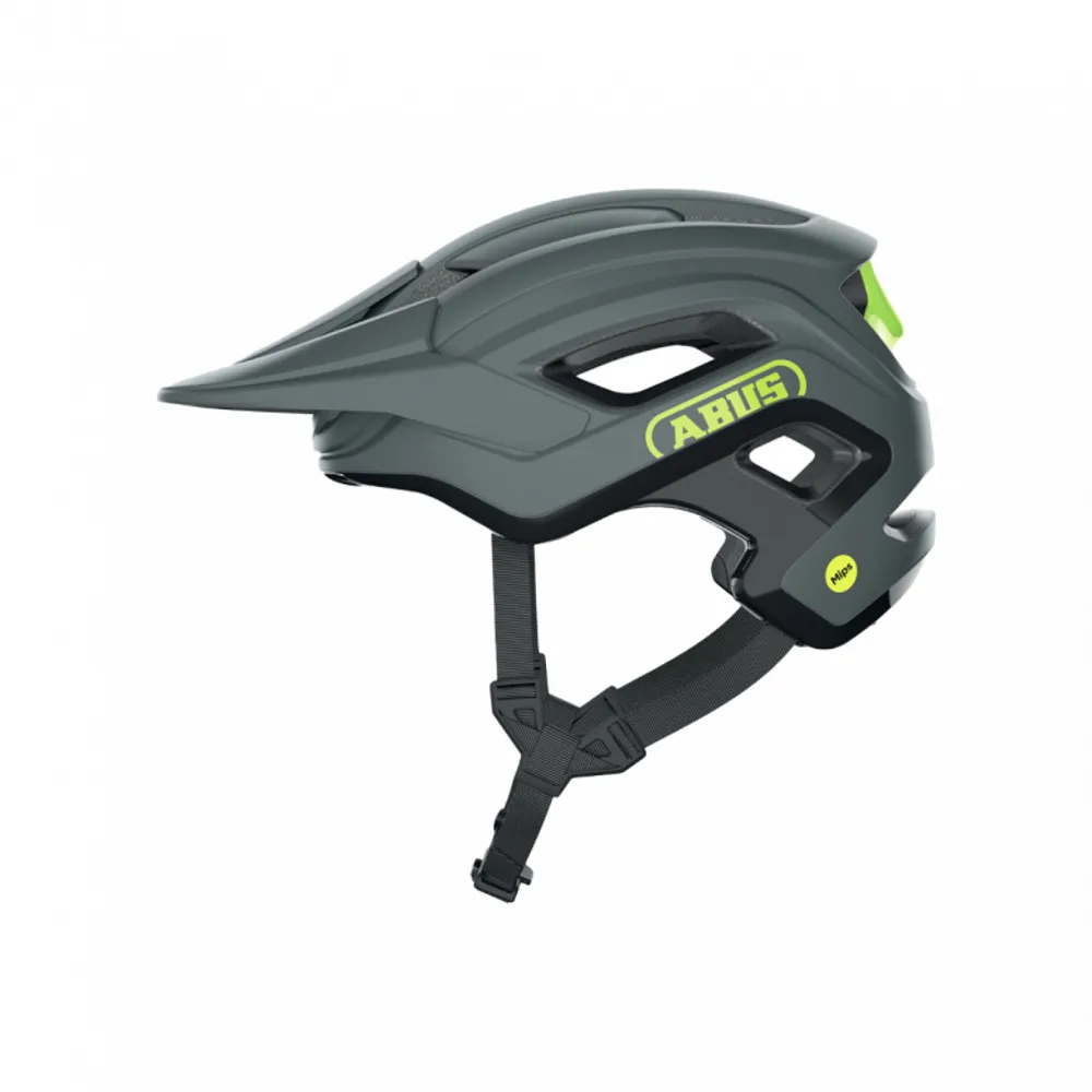 uPRISE Bikes Abus Cliffhanger MIPS MTB Helmet - Grey | Price match, 365 day return s, 18-Month Warranty, Finance Available & Free UK Delivery