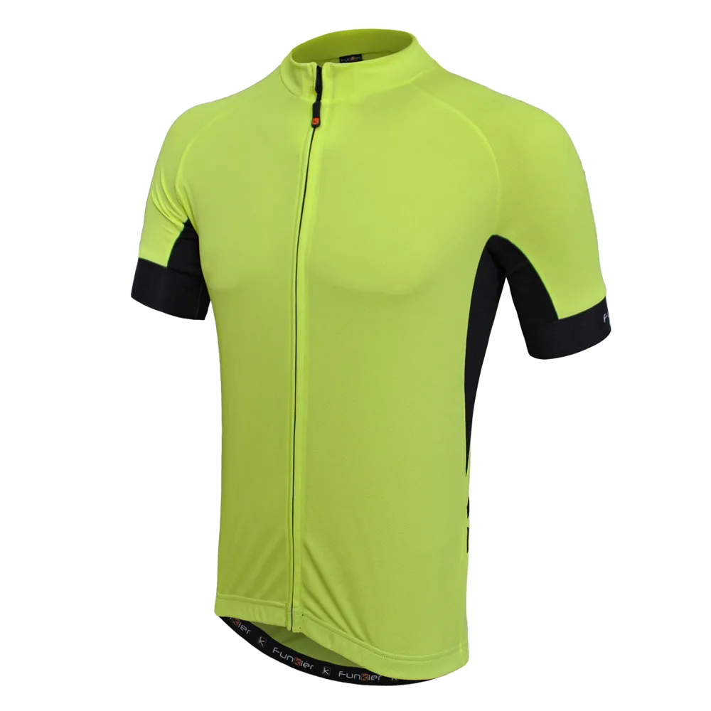 uPRISE Bikes Funkier Airflow Active Short Sleeve Jersey - Yellow | Price match, 365 day return s, 18-Month Warranty, Finance Available & Free UK Delivery
