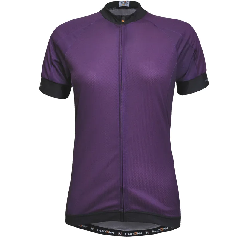 Funkier Ibera Active Womens Short Sleeve Jersey - Purple-1