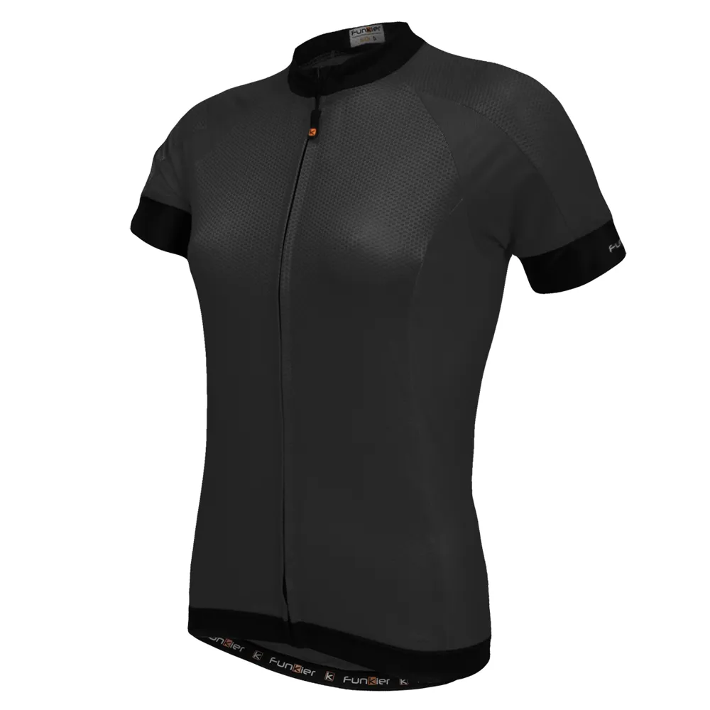 uPRISE Bikes Funkier Ibera Active Womens Short Sleeve Jersey - Black | Price match, 365 day return s, 18-Month Warranty, Finance Available & Free UK Delivery