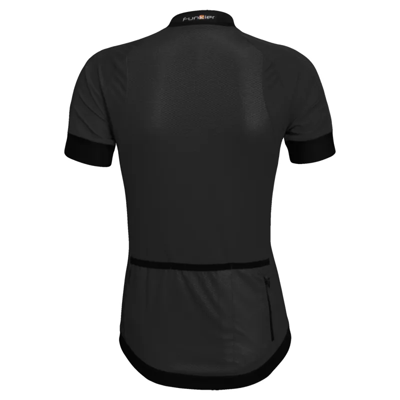 Funkier Ibera Active Womens Short Sleeve Jersey - Black-2