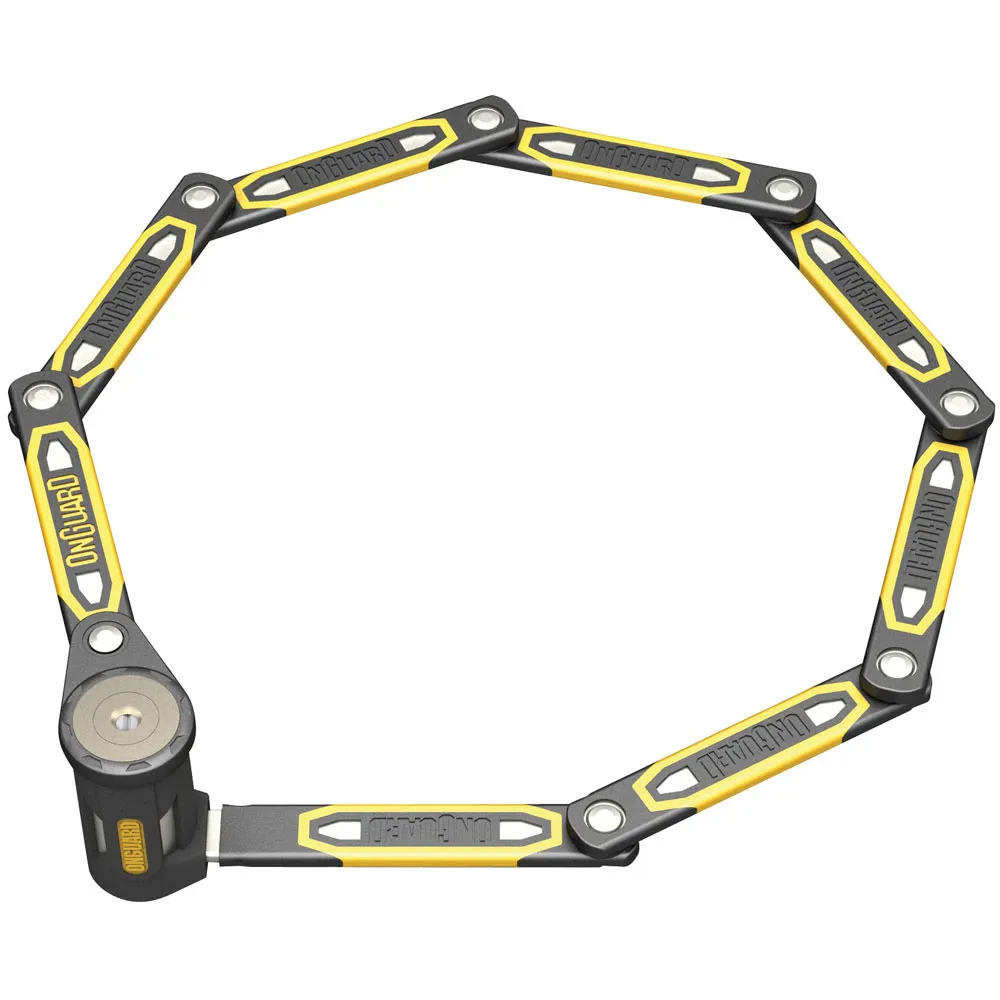 uPRISE Bikes Onguard OnGuard K9 Heavy Duty Link Plate Folding Lock - Black | Price match, 365 day return s, 18-Month Warranty, Finance Available & Free UK Delivery