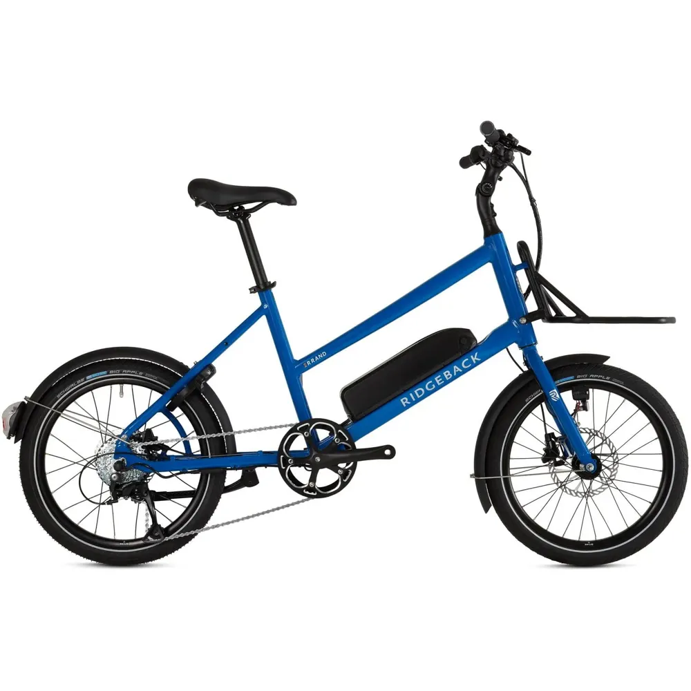 uPRISE Bikes Ridgeback Errand 2025 Electric Hybrid Bike - Blue | Price match, 365 day return s, 18-Month Warranty, Finance Available & Free UK Delivery
