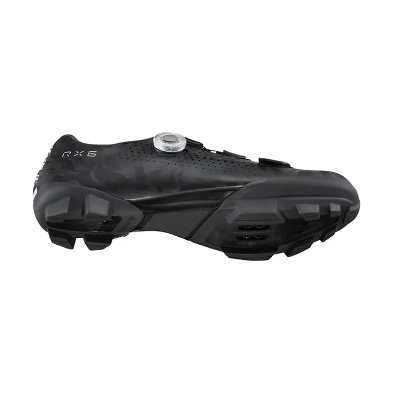 Shimano RX600 Men's Clipless Gravel Road Shoes - Black-3