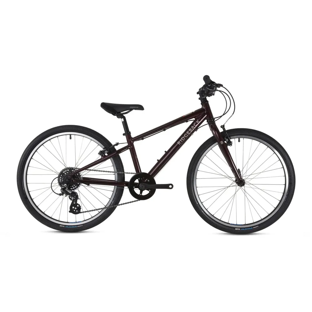 uPRISE Bikes Ridgeback Dimension 24 Inch Kids Bike - Plum | Price match, 365 day return s, 18-Month Warranty, Finance Available & Free UK Delivery
