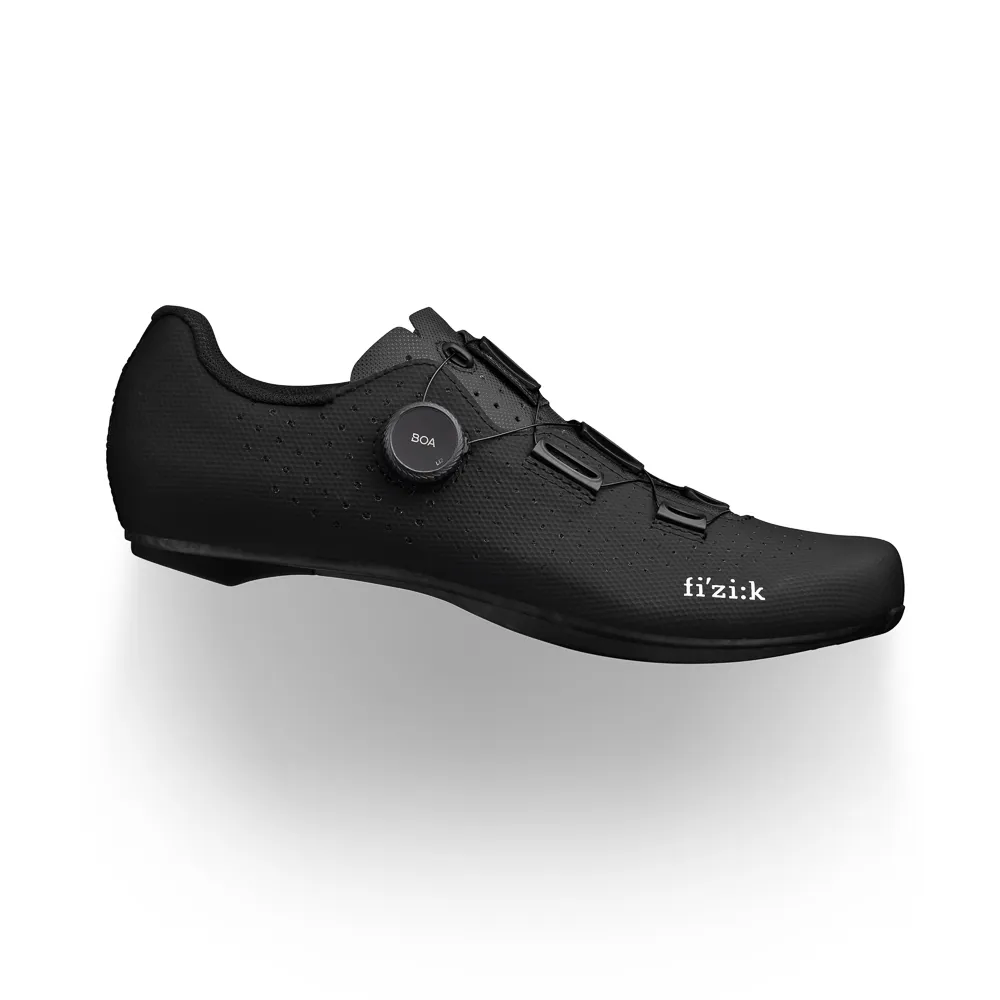 uPRISE Bikes Fizik Tempo Decos Carbon Wide Road Cycling Shoes - Black | Price match, 365 day return s, 18-Month Warranty, Finance Available & Free UK Delivery