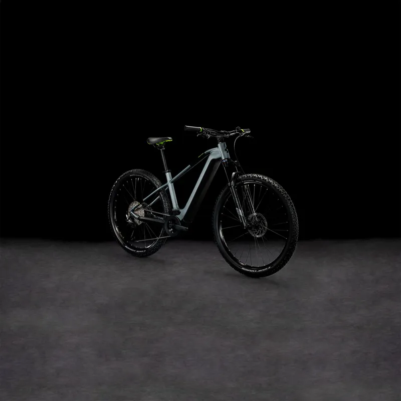 Cube Reaction Hybrid Pro 750 29er 2024 Electric MTB - Grey/Green-1