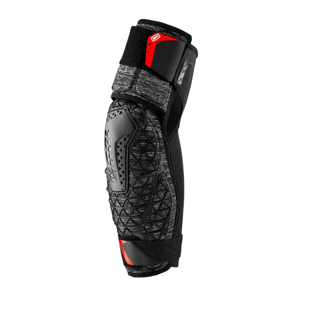 uPRISE Bikes 100 Percent Surpass Elbow Guards - Grey Heather/Black | Price match, 365 day return s, 18-Month Warranty, Finance Available & Free UK Delivery