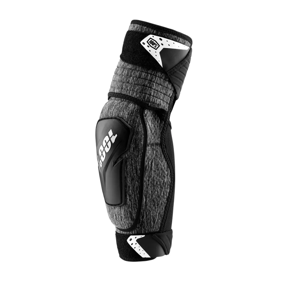 uPRISE Bikes 100 Percent Fortis Elbow Guards - Grey Heather/Black | Price match, 365 day return s, 18-Month Warranty, Finance Available & Free UK Delivery