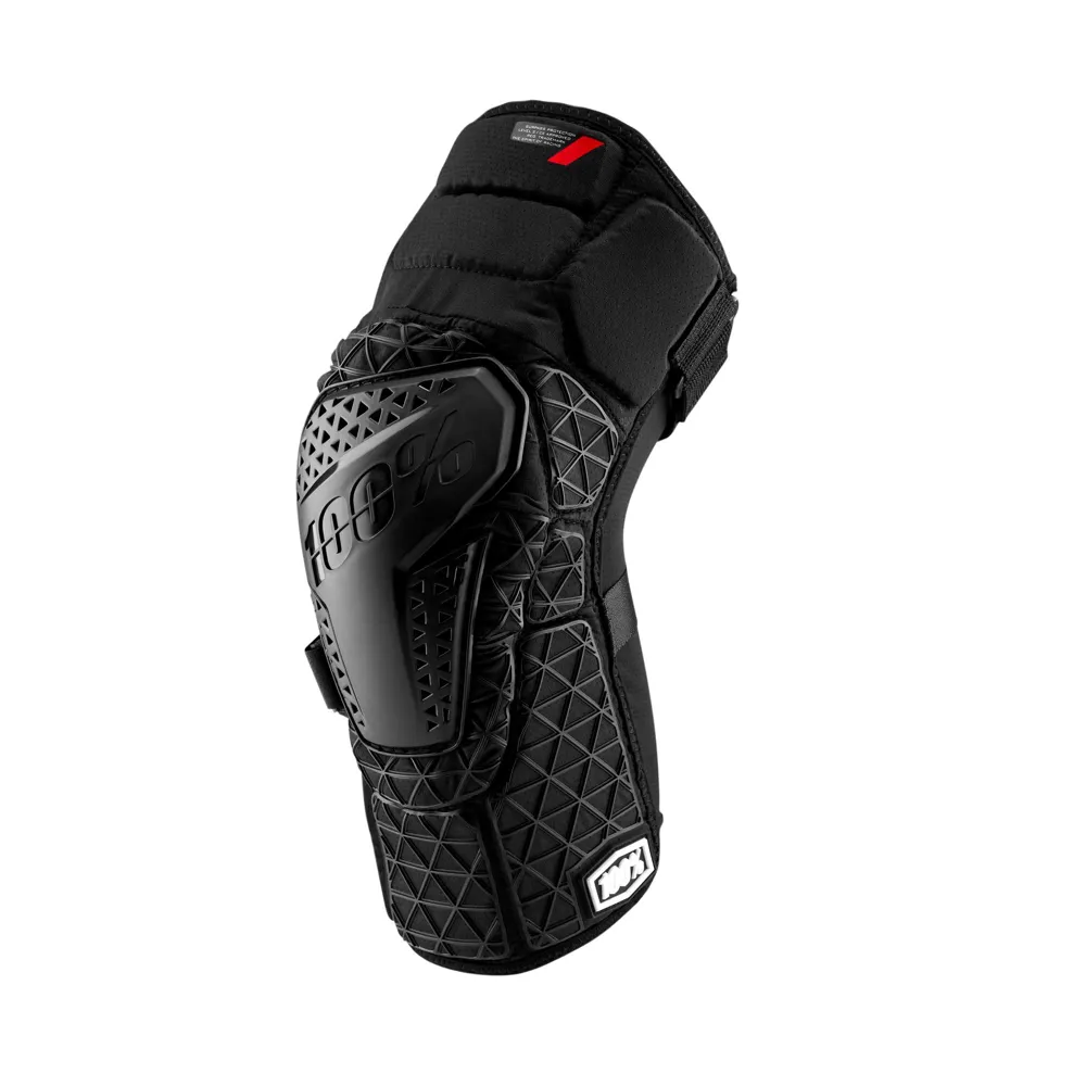 uPRISE Bikes 100 Percent Surpass Knee Guards - Black | Price match, 365 day return s, 18-Month Warranty, Finance Available & Free UK Delivery