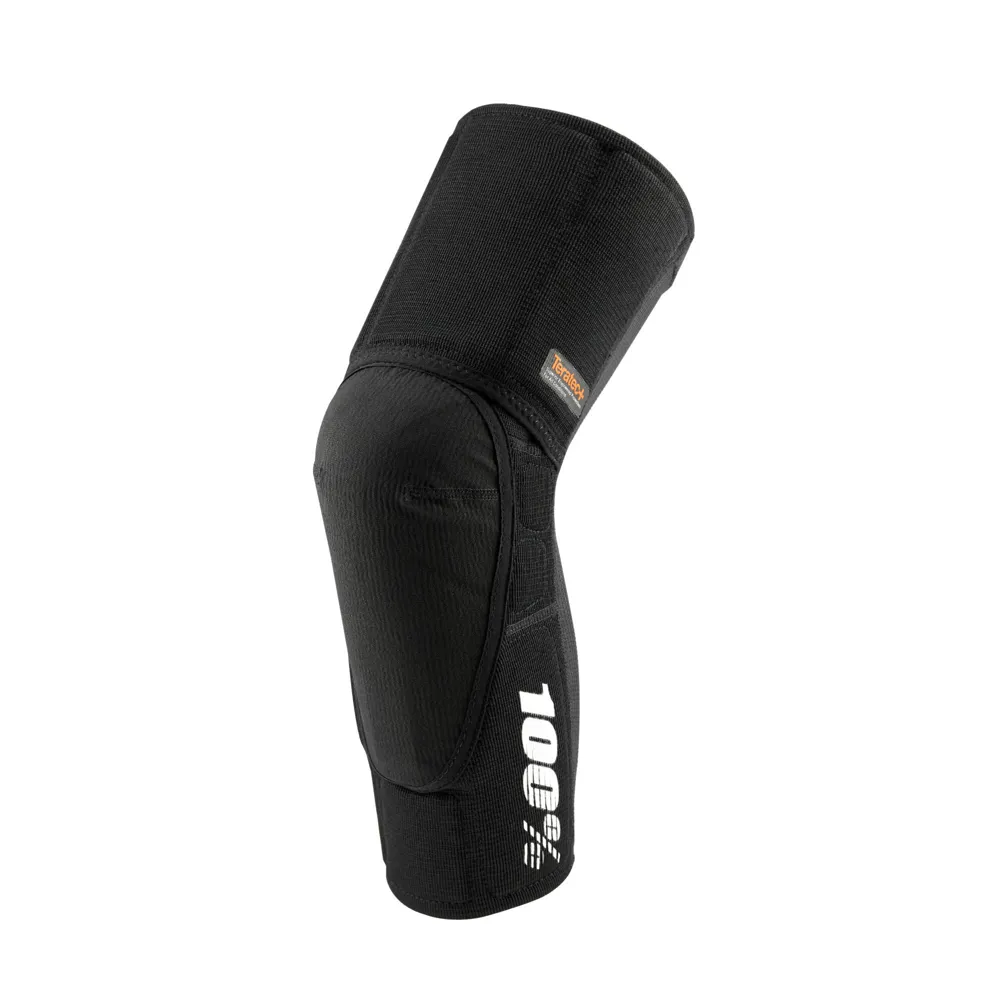 uPRISE Bikes 100 Percent Teratec+ Knee Guards - Black | Price match, 365 day return s, 18-Month Warranty, Finance Available & Free UK Delivery