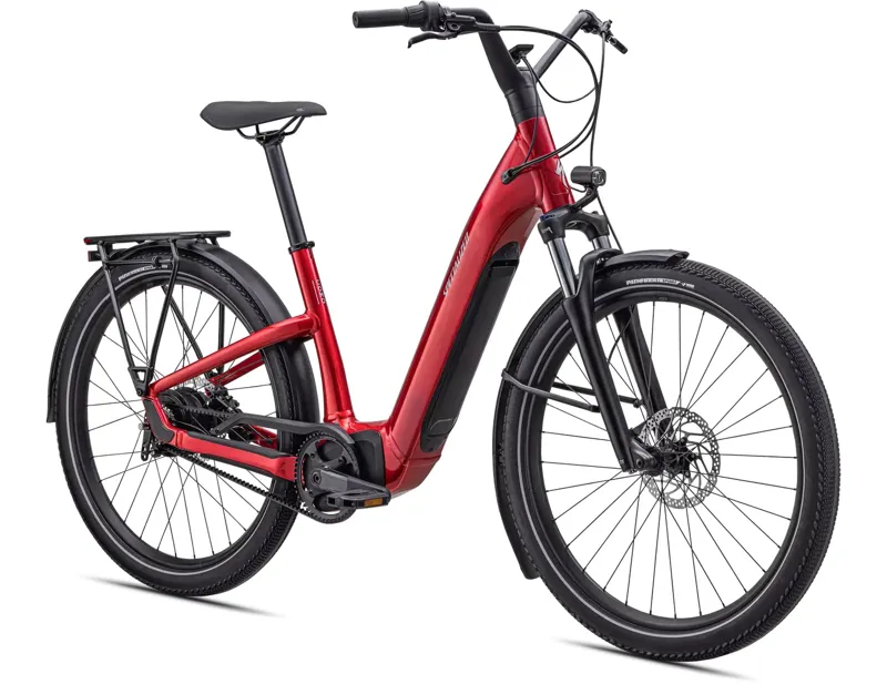 Specialized Turbo Como 3.0 IGH Unisex Electric Hybrid Bike - Red/Silver-1