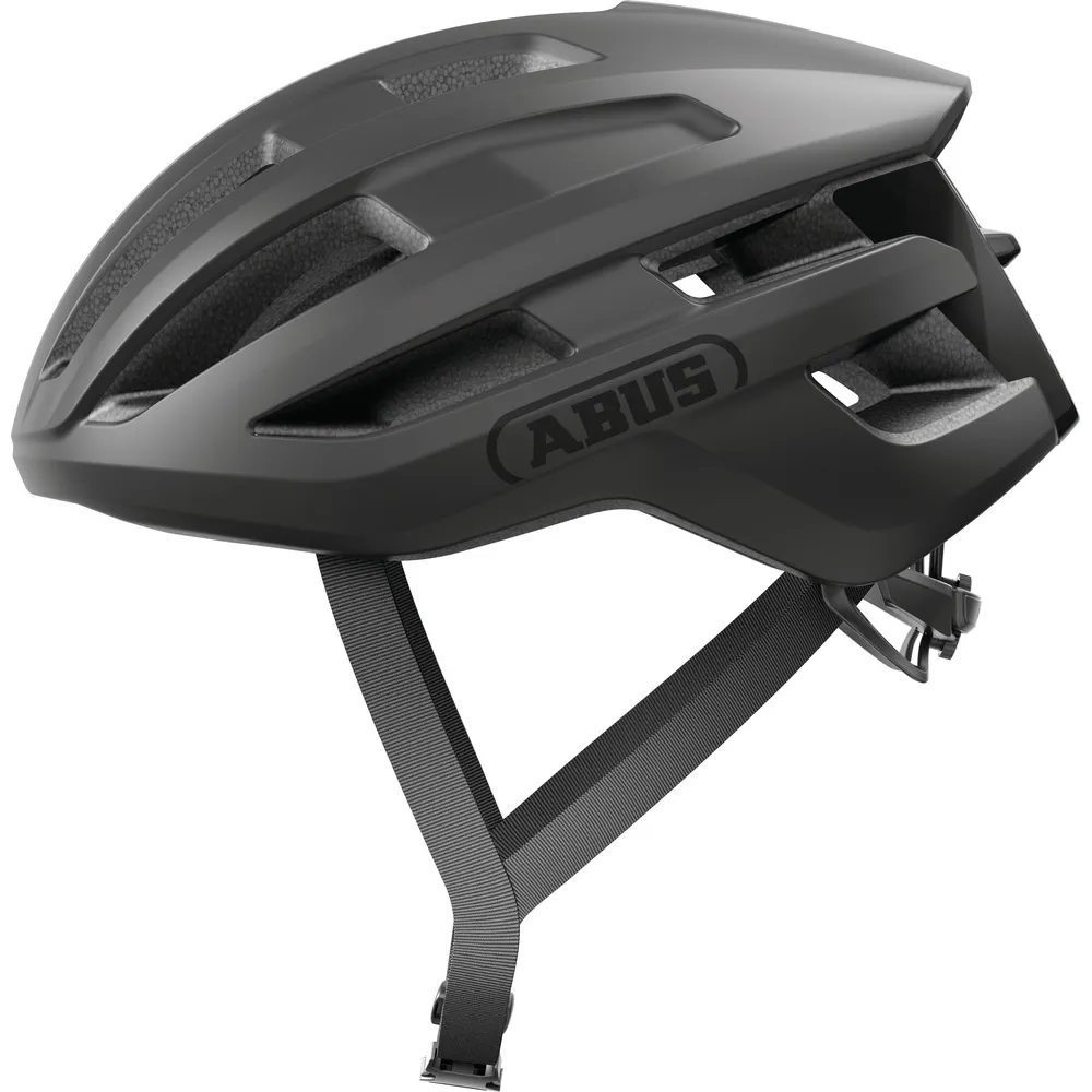 uPRISE Bikes Abus Powerdome Road Helmet - Velvet Black | Price match, 365 day return s, 18-Month Warranty, Finance Available & Free UK Delivery