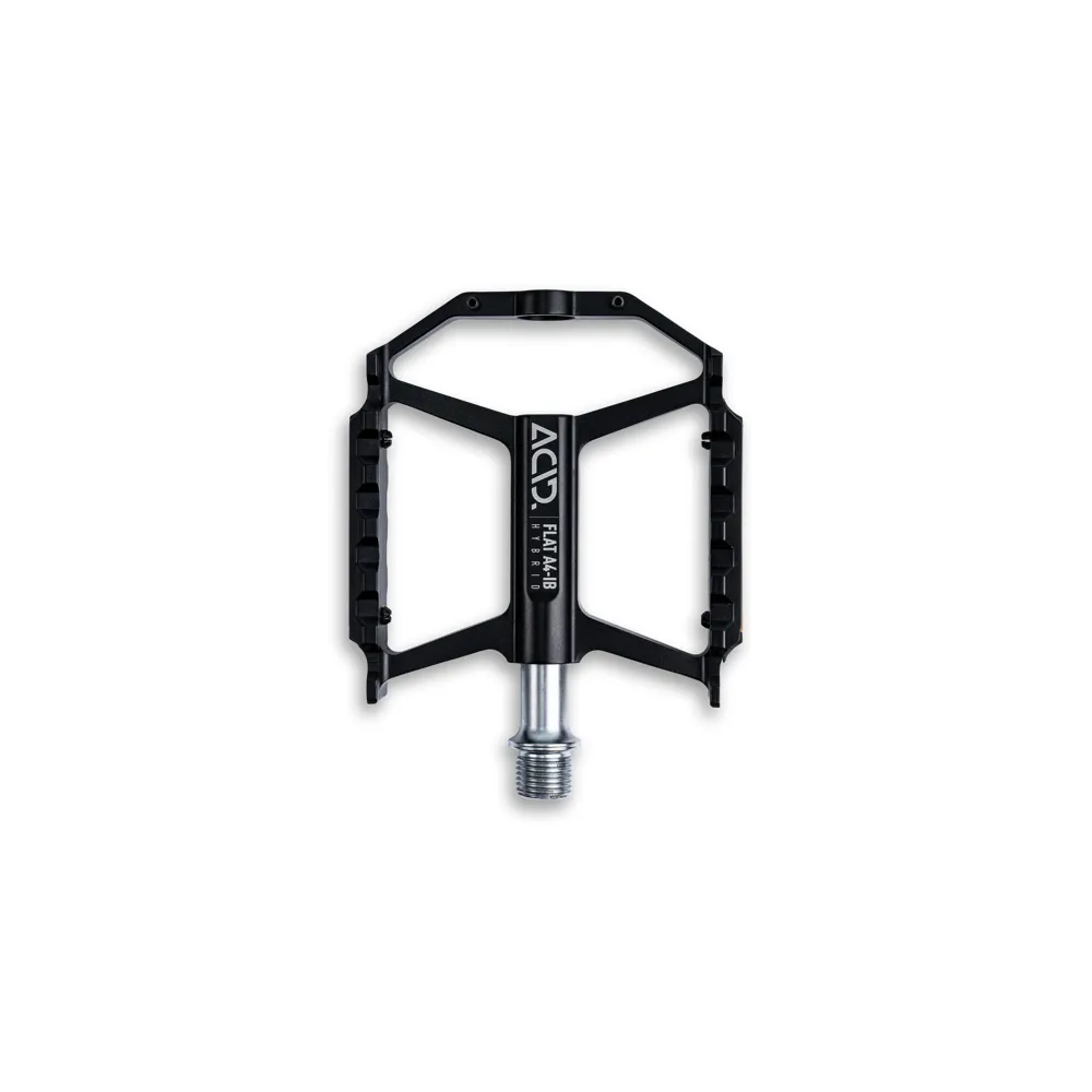 uPRISE Bikes Cube Acid A4-IB Hybrid Flat MTB Pedals - Black | Price match, 365 day return s, 18-Month Warranty, Finance Available & Free UK Delivery