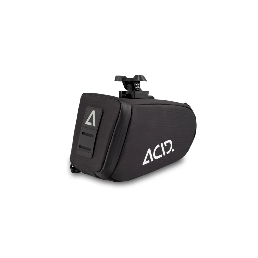 uPRISE Bikes Cube Acid Click Saddle Bag - Large - Black | Price match, 365 day return s, 18-Month Warranty, Finance Available & Free UK Delivery
