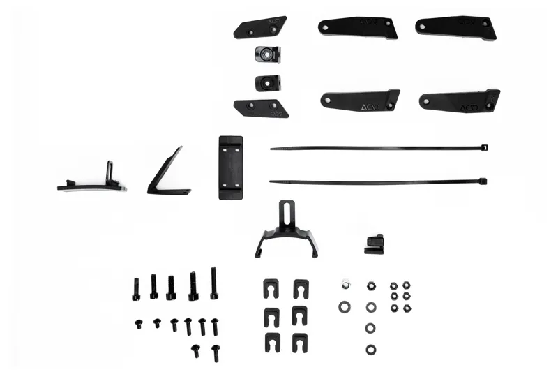 Cube Acid 28 Inch 53mm BB Mount Mudguard Set - Black-7