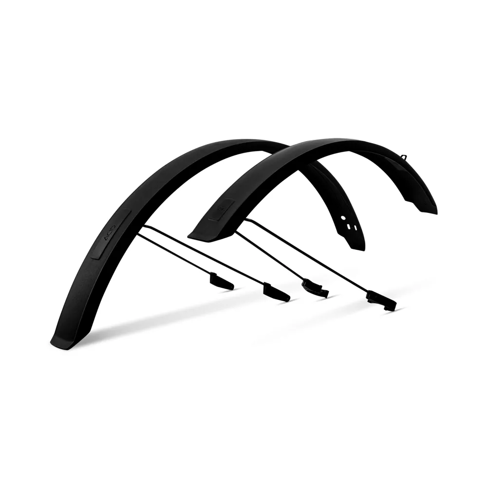 uPRISE Bikes Cube Acid 27.5 Inch 65mm Seat Tube Mount Mudguard Set - Black | Price match, 365 day return s, 18-Month Warranty, Finance Available & Free UK Delivery
