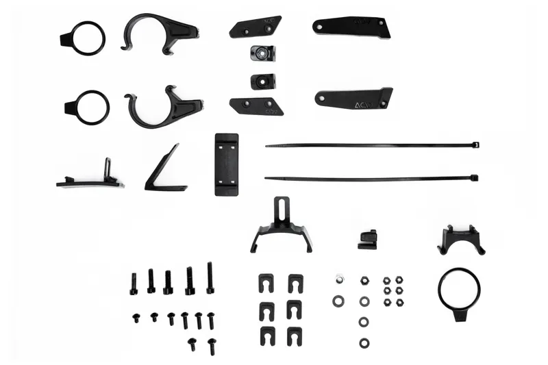 Cube Acid  27.5 Inch 65mm Seat Tube  Mount Mudguard Set - Black -7