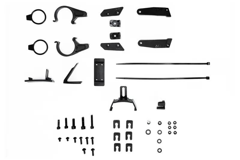 Cube Acid 27.5 Inch BB Mount 65cm Mudguard Set - Black-7