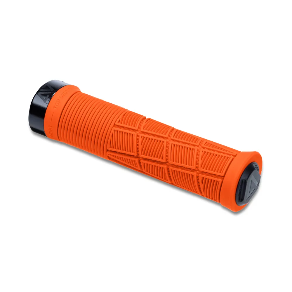 uPRISE Bikes Cube Acid Disrupt MTB Grips - Orange | Price match, 365 day return s, 18-Month Warranty, Finance Available & Free UK Delivery
