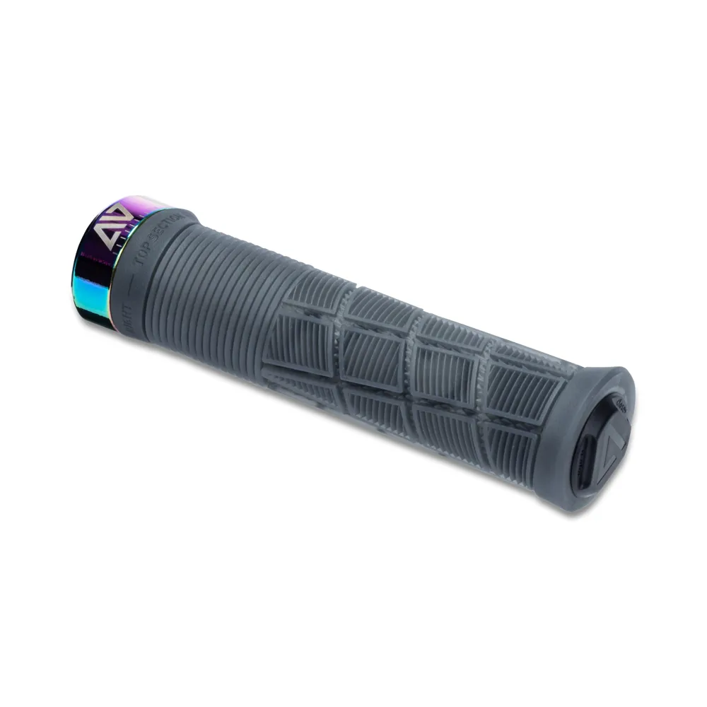 uPRISE Bikes Cube Acid Disrupt MTB Grips - Translucent Black/Oil Slick | Price match, 365 day return s, 18-Month Warranty, Finance Available & Free UK Delivery