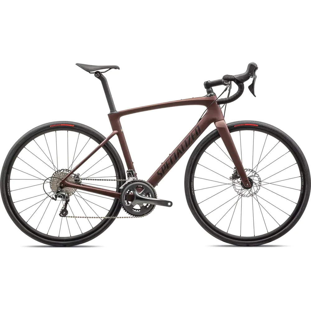uPRISE Bikes Specialized Roubaix SL8 2025 Carbon Road Bike - Rusted Red/Obsidian | Price match, 365 day return s, 18-Month Warranty, Finance Available & Free UK Delivery