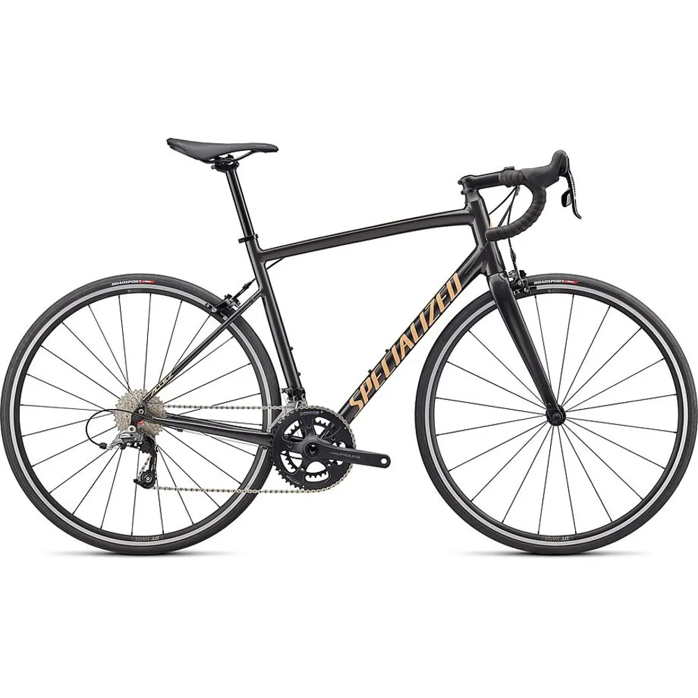 uPRISE Bikes Specialized Allez Elite Unisex Endurance Road Bike - Smoke - 44cm | Price match, 365 day return s, 18-Month Warranty, Finance Available & Free UK Delivery