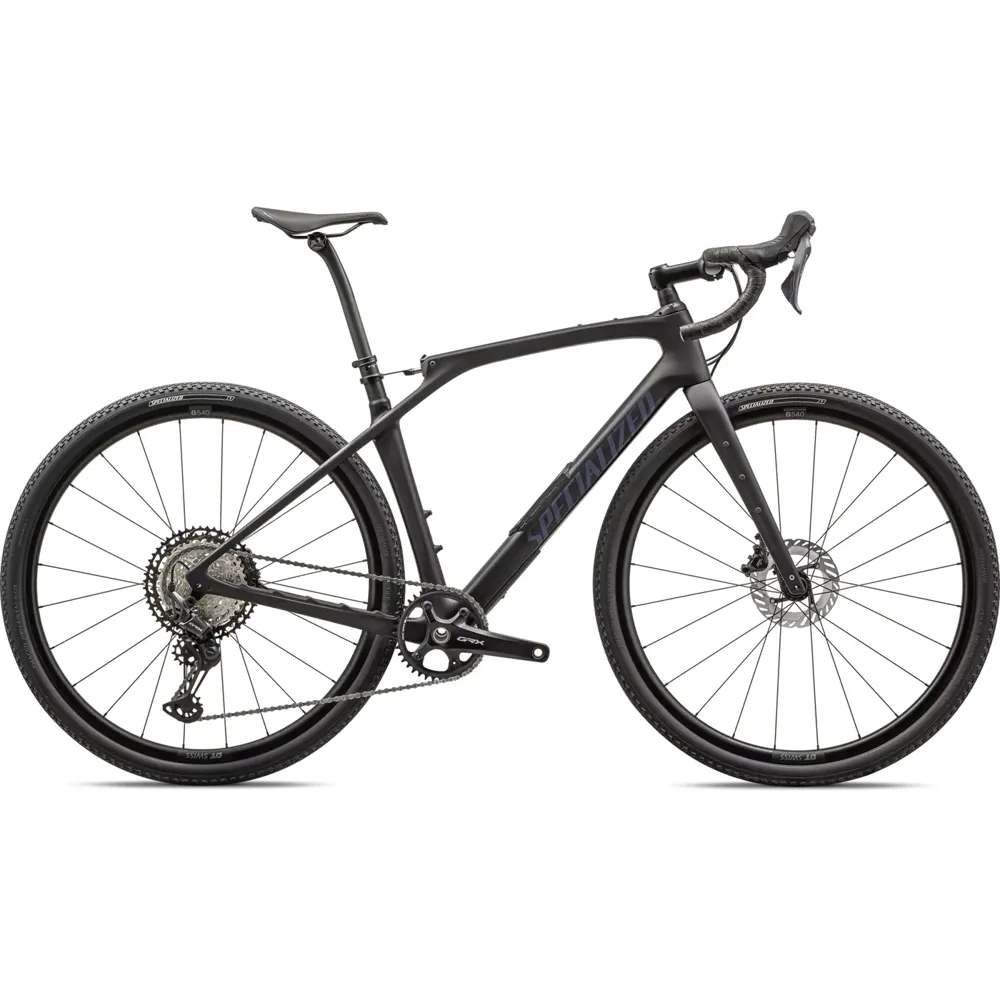 uPRISE Bikes Specialized Diverge STR Comp 2024 Gravel Road Bike - Midnight Shadow | Price match, 365 day return s, 18-Month Warranty, Finance Available & Free UK Delivery