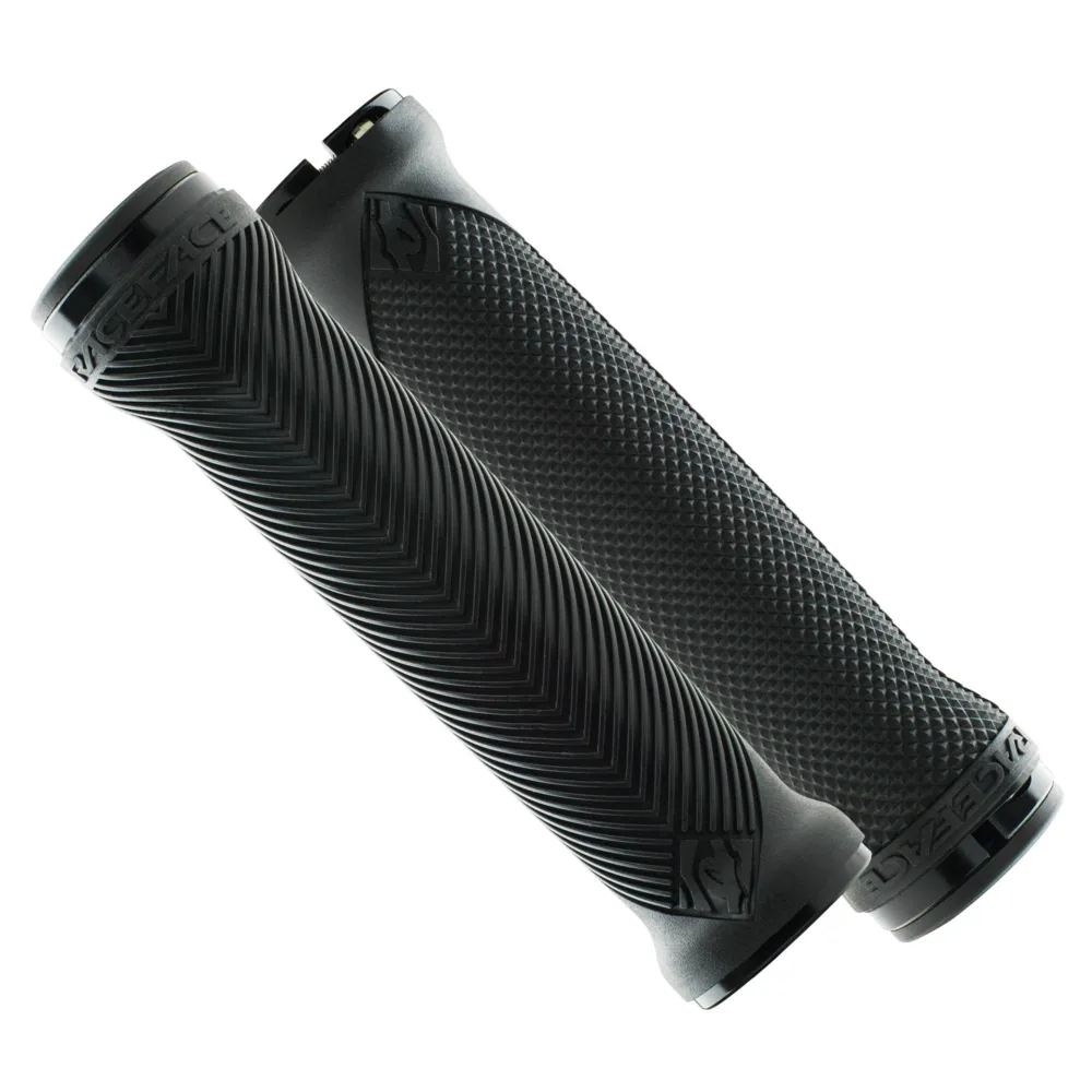 uPRISE Bikes Race Face Love Handle Lock-On MTB Grips - Black | Price match, 365 day return s, 18-Month Warranty, Finance Available & Free UK Delivery