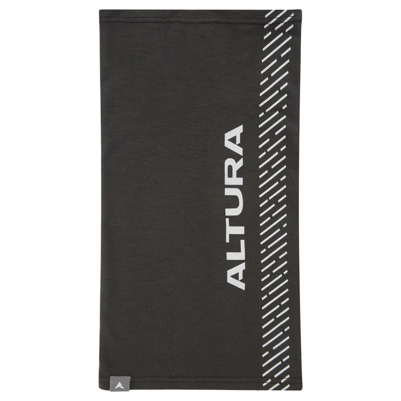 Altura Merino Blend Neck Warmer - Black-1