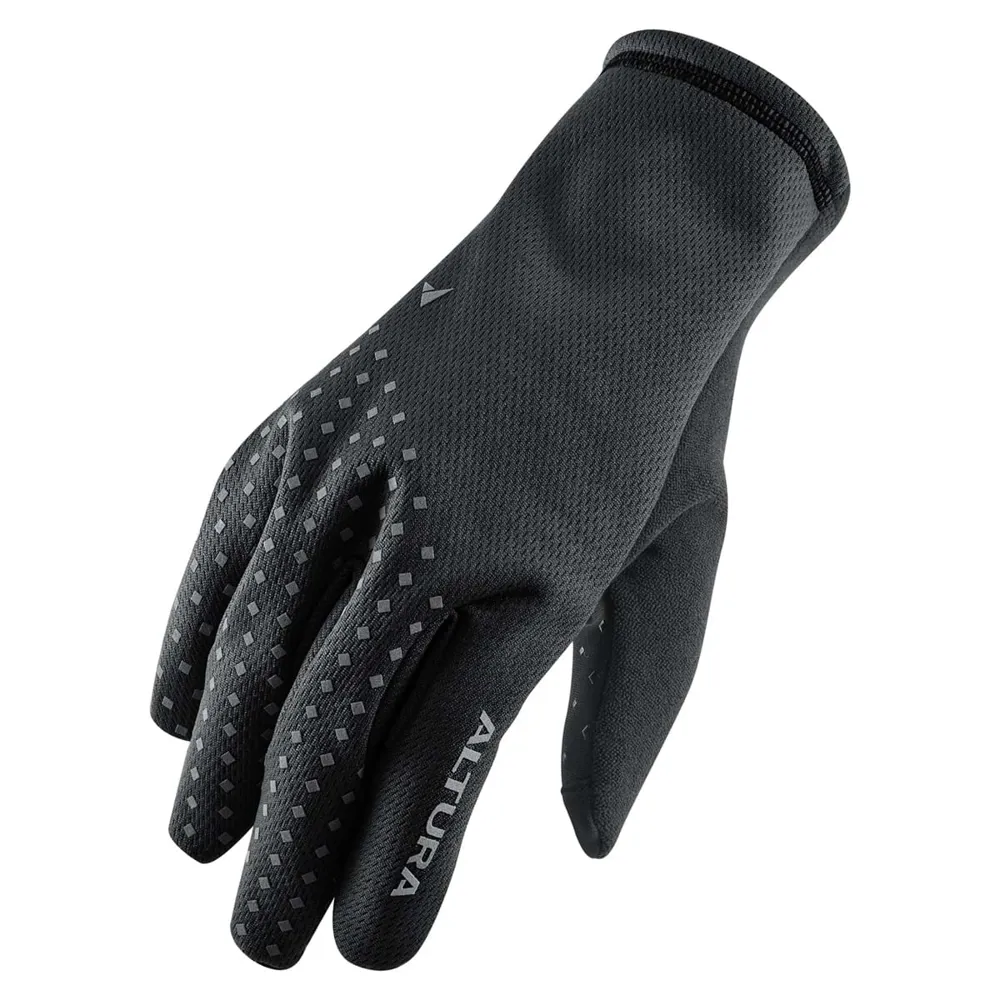 uPRISE Bikes Altura Fleece Windproof Nightvision Long Finger Gloves - Black | Price match, 365 day return s, 18-Month Warranty, Finance Available & Free UK Delivery