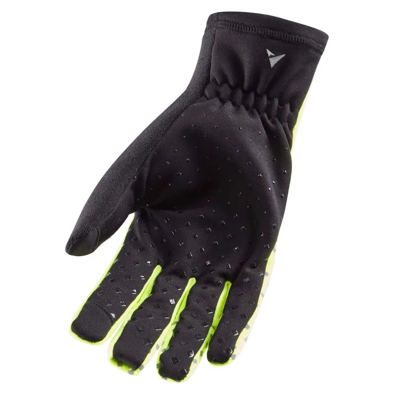 Altura Fleece Windproof Nightvision Long Finger Gloves - Yellow-1
