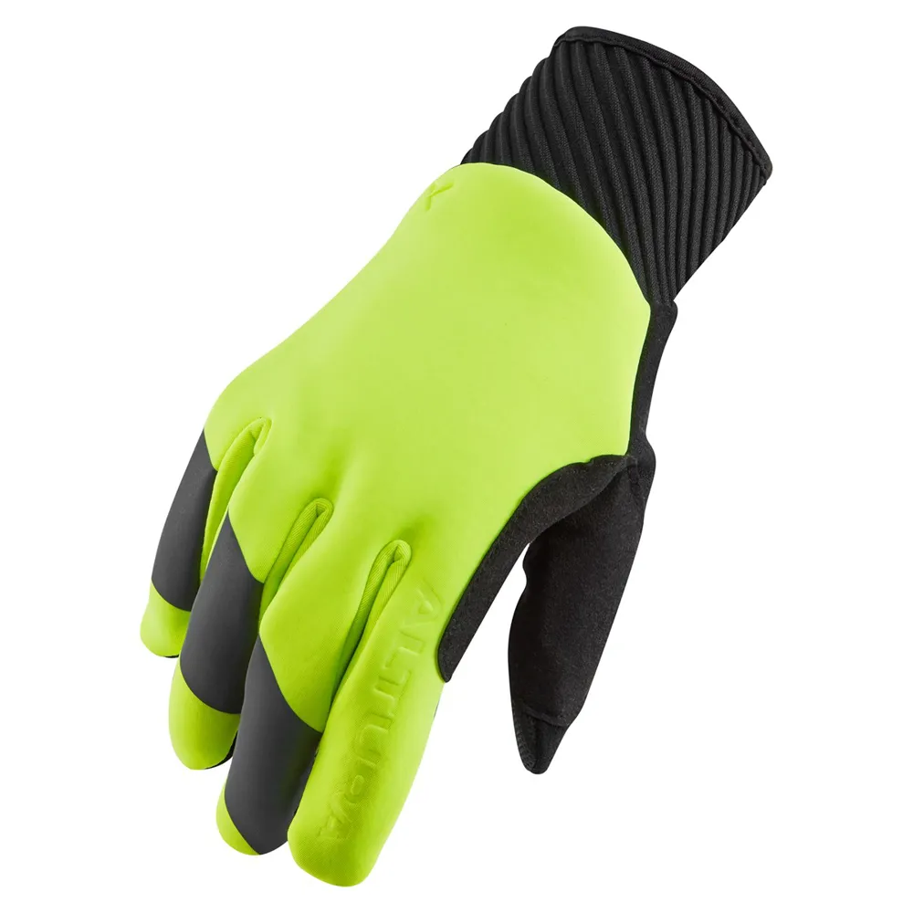uPRISE Bikes Altura Windproof Nightvision Long Finger Gloves - Yellow | Price match, 365 day return s, 18-Month Warranty, Finance Available & Free UK Delivery