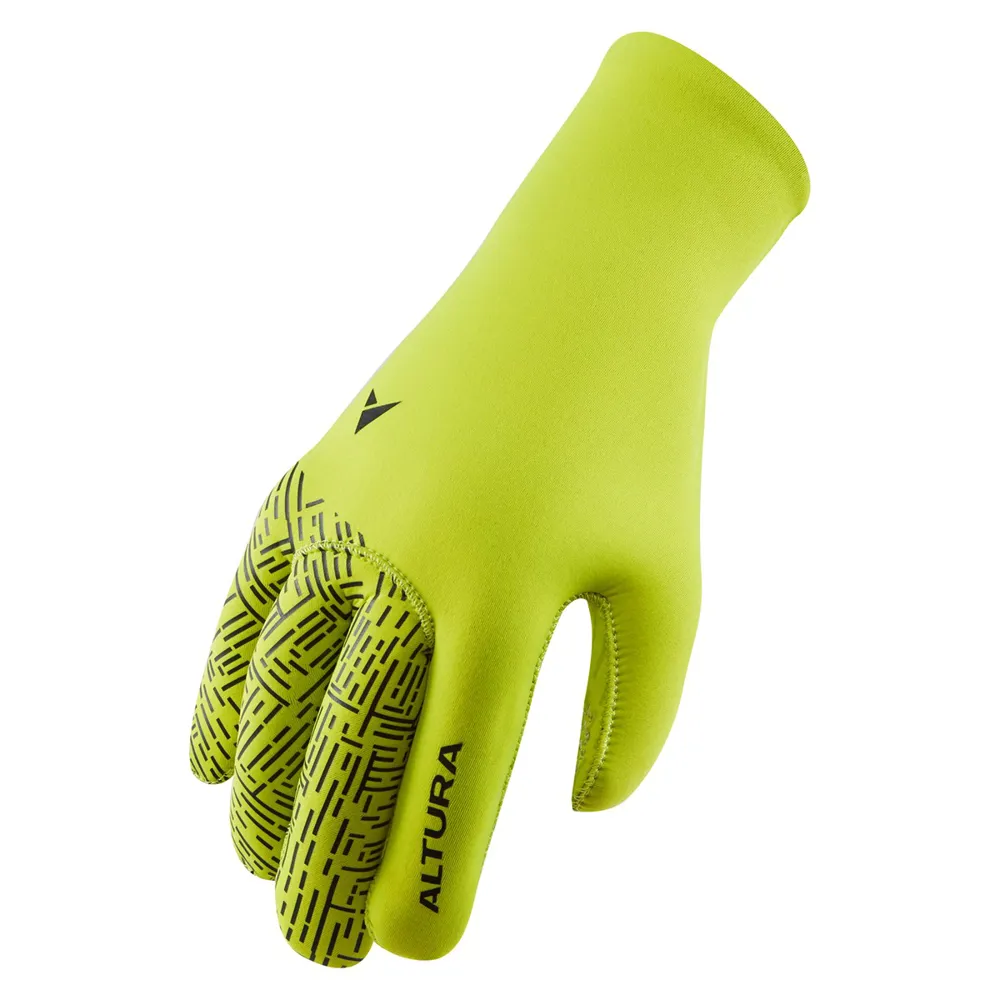 uPRISE Bikes Altura Thermostretch Windproof Long Finger Gloves - Lime | Price match, 365 day returns, 18-Month Warranty, Finance Available & Free UK Delivery
