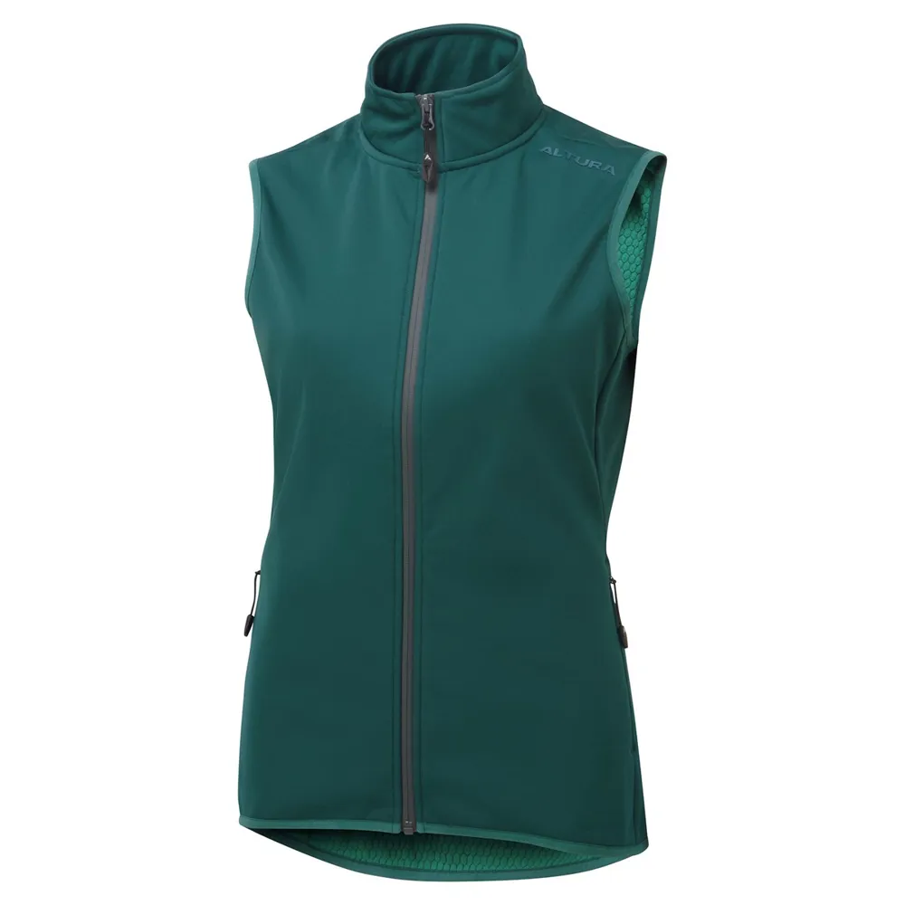 uPRISE Bikes Altura Escalade Women's Softshell Gilet - Dark Green | Price match, 365 day return s, 18-Month Warranty, Finance Available & Free UK Delivery