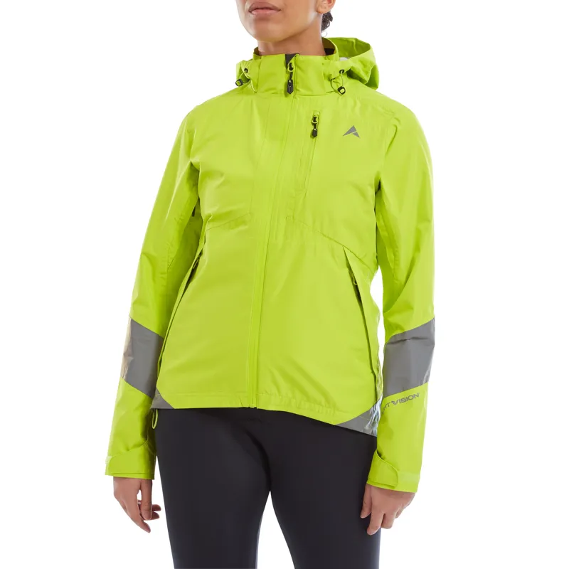 Altura Nightvision Typhoon Waterproof Women's Jacket - Lime-2